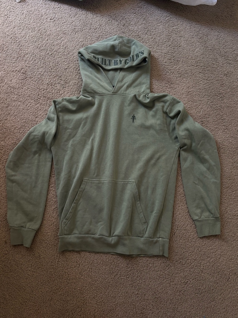 GOLDS GYM Green Men's Hoodie